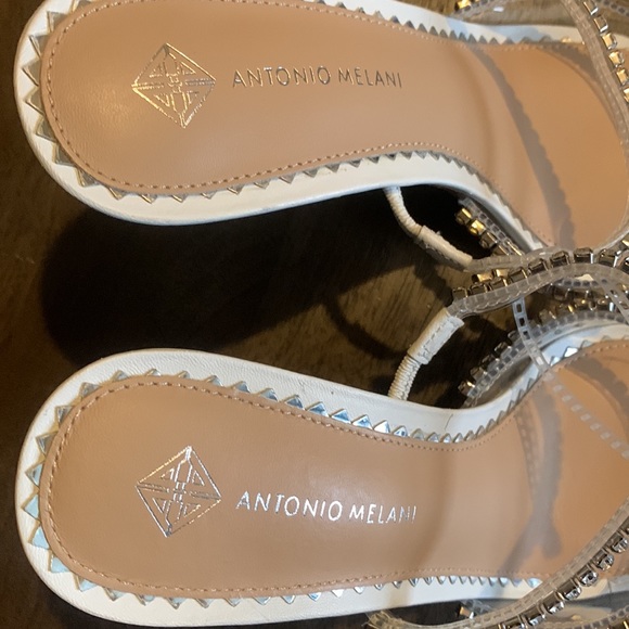 Antonio Melani
Elisha clearVinyl Rhinestone Mules new without box - Picture 4 of 9
